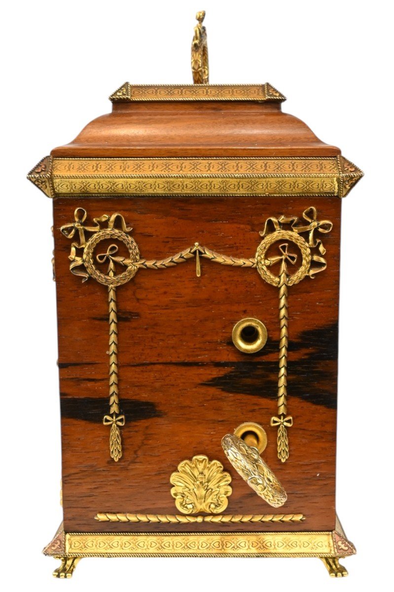 La Maison d'Igor Carl Fabergé - Horloge Impériale à Eventail - Suisse 20ème Siècle-photo-4